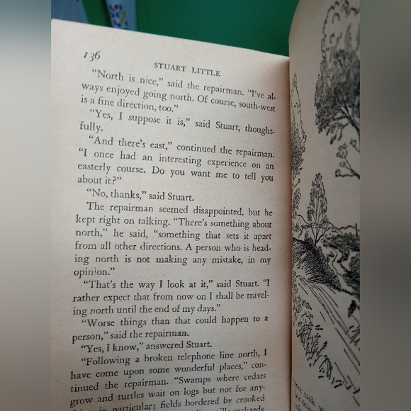 Stuart Litte by E.B. WHITE Illustrated by Garth Williams 1973 Paperback - Picture 8 of 16